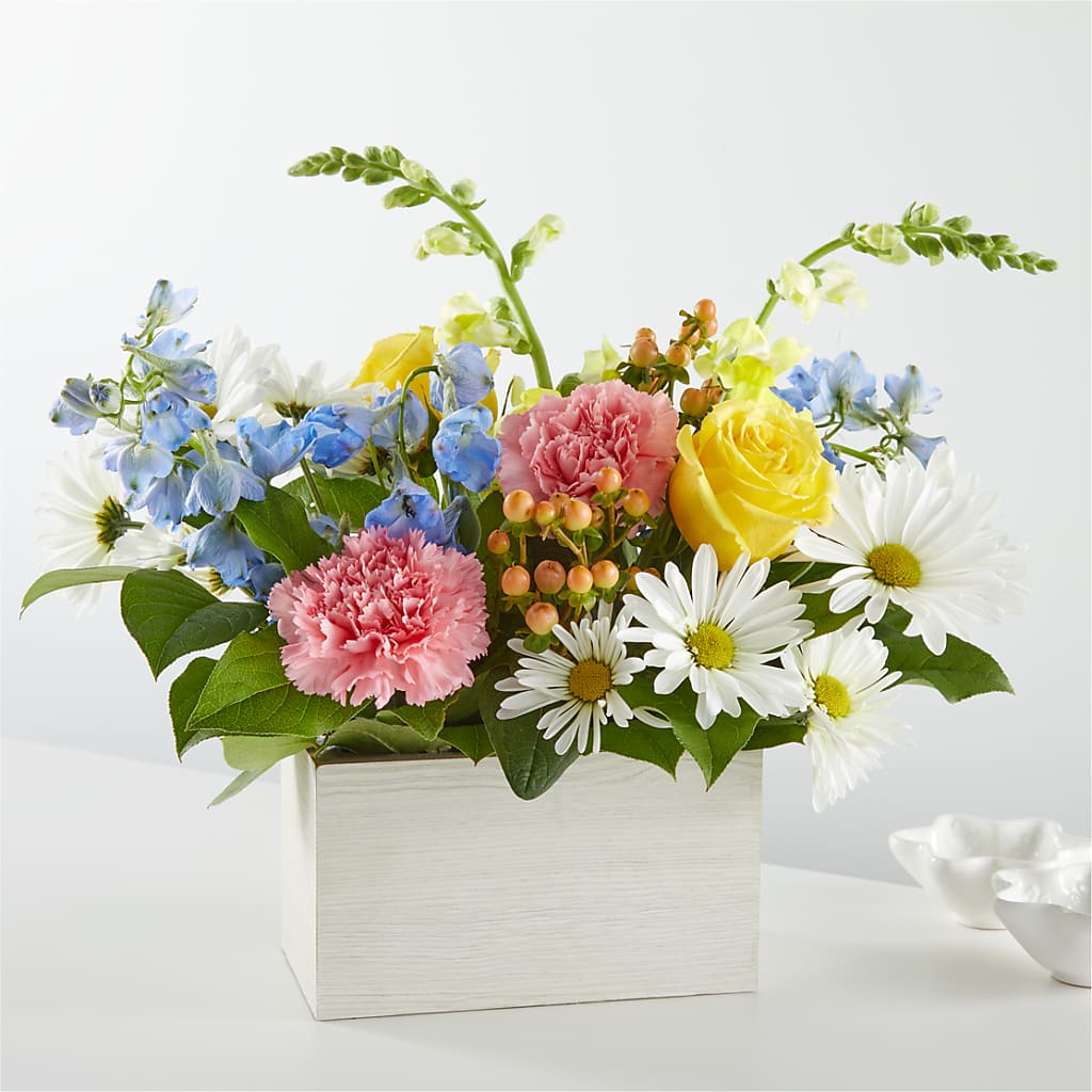 Sun Salutation Box Bouquet – SHAW'S, West Bridgewater MA