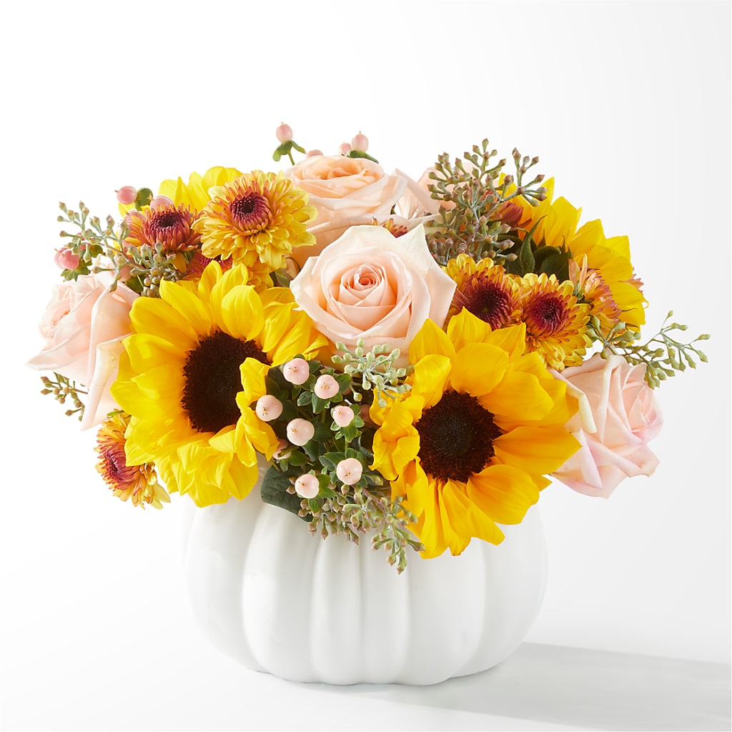 Pumpkin to Talk About Bouquet – SHAW'S, West Bridgewater MA