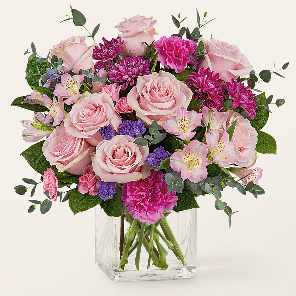 Rosy Radiance Bouquet – SHAW'S, West Bridgewater MA