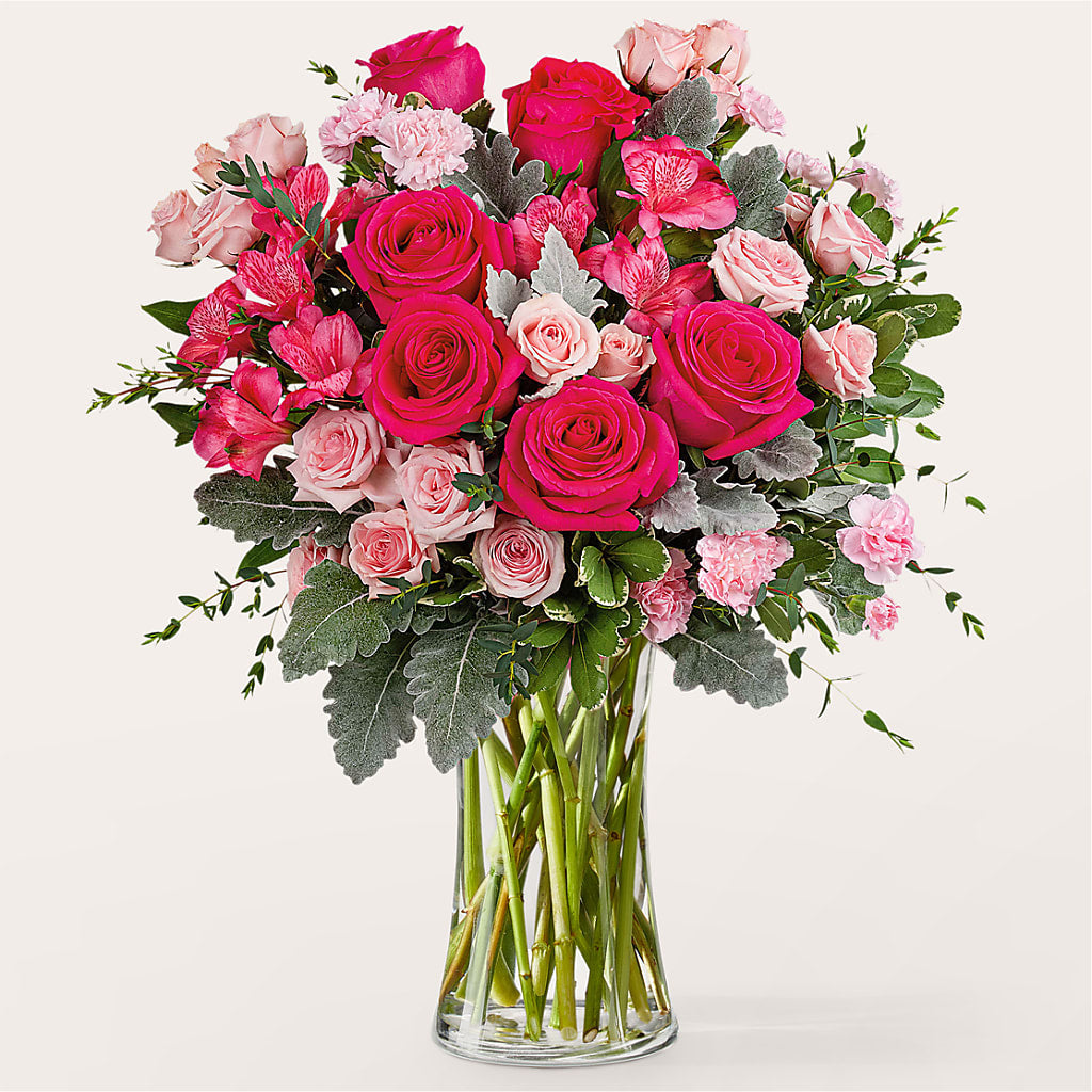 Tickled Pink Bouquet – SHAW'S, West Bridgewater MA