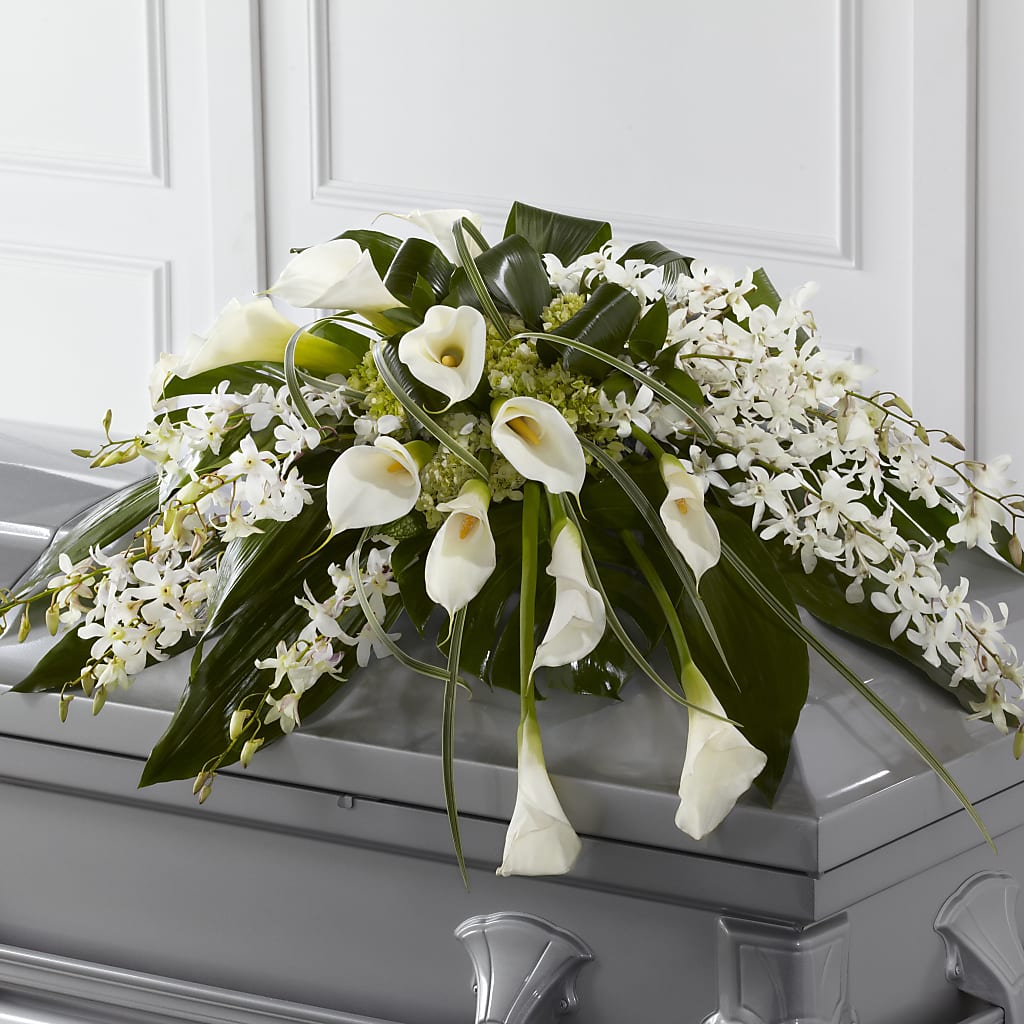 Angel Wings Casket Spray – SHAW'S, West Bridgewater MA