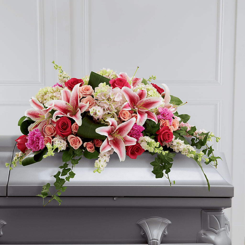 Splendid Grace Casket Spray – SHAW'S, West Bridgewater MA