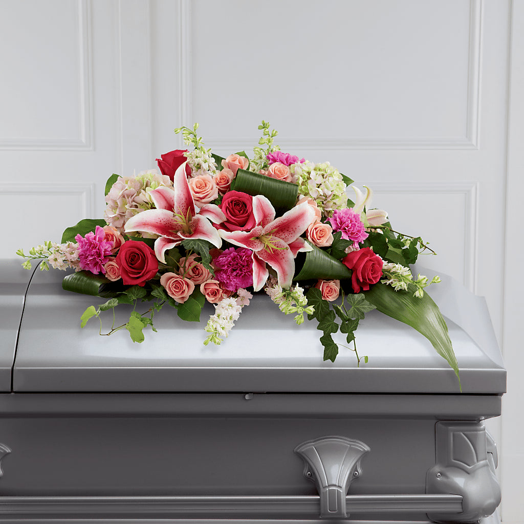 Splendid Grace Casket Spray – SHAW'S, West Bridgewater MA