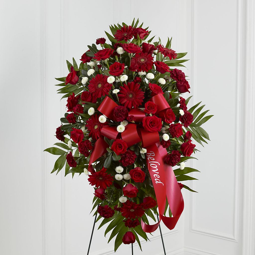 Treasured Memories Standing Spray – SHAW'S, West Bridgewater MA