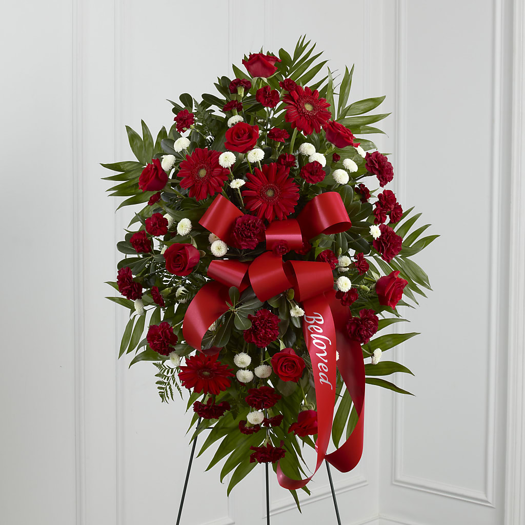 Treasured Memories Standing Spray – SHAW'S, West Bridgewater MA