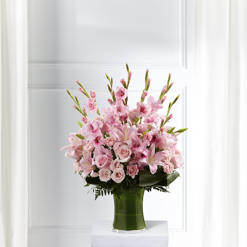 Lovely Tribute Bouquet – SHAW'S, West Bridgewater MA