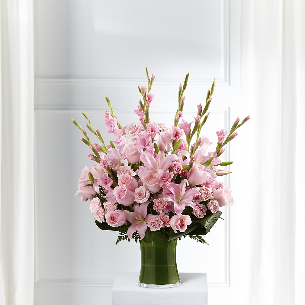 Lovely Tribute Bouquet – SHAW'S, West Bridgewater MA