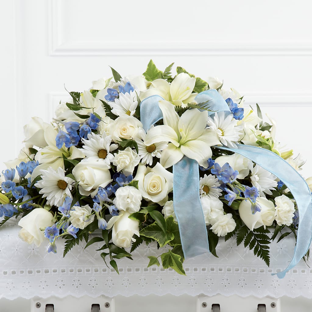 Tender Treasure Casket Spray – SHAW'S, West Bridgewater MA
