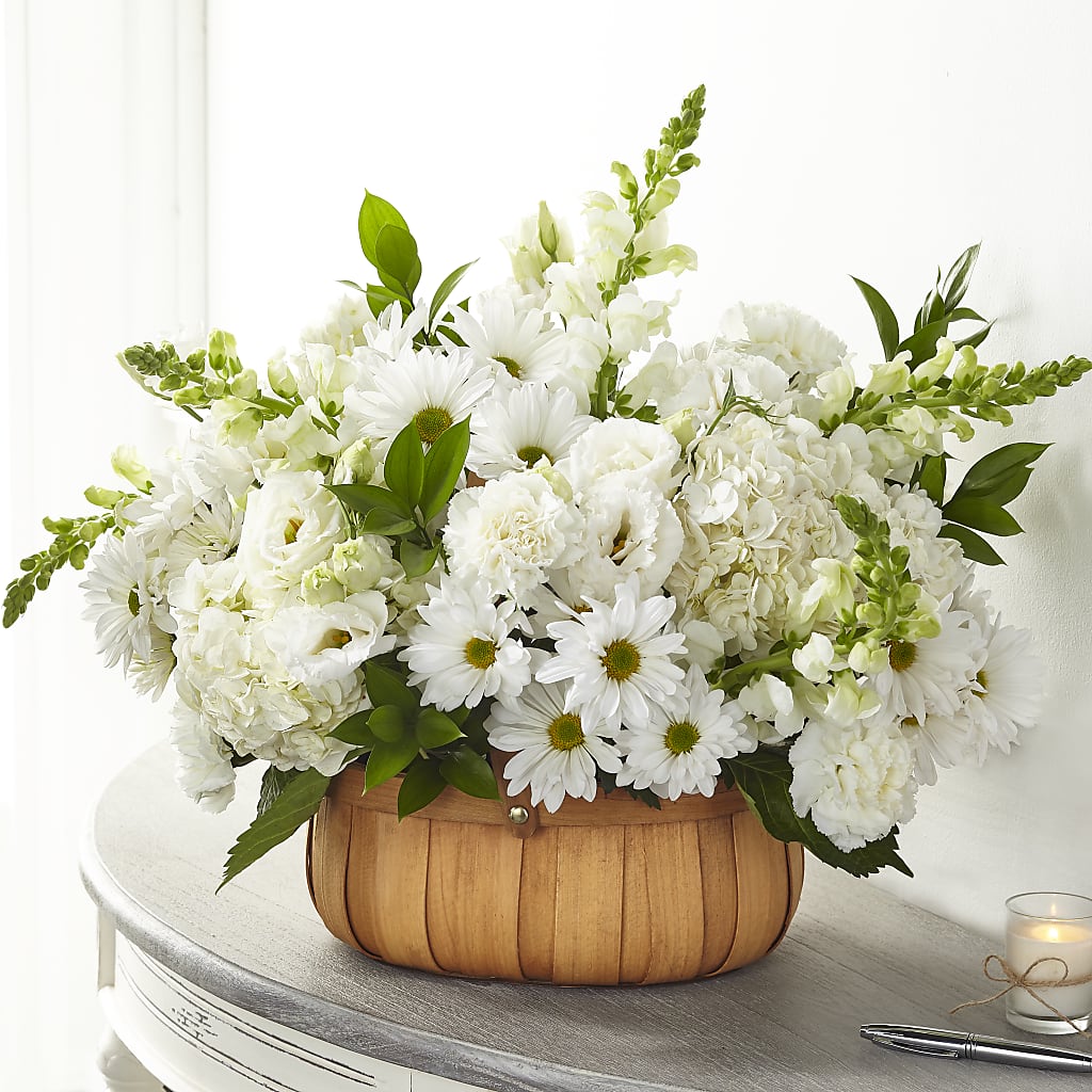 Pure Ivory Basket – SHAW'S, West Bridgewater MA