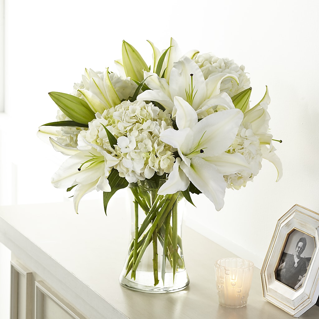 Compassionate Lily Bouquet – SHAW'S, West Bridgewater MA