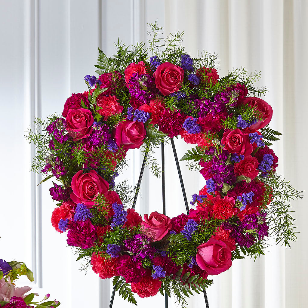 Calming Colors Wreath – SHAW'S, West Bridgewater MA
