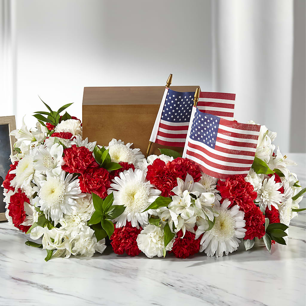 Spirit of Patriotism Cremation Adornment – SHAW'S, West Bridgewater MA