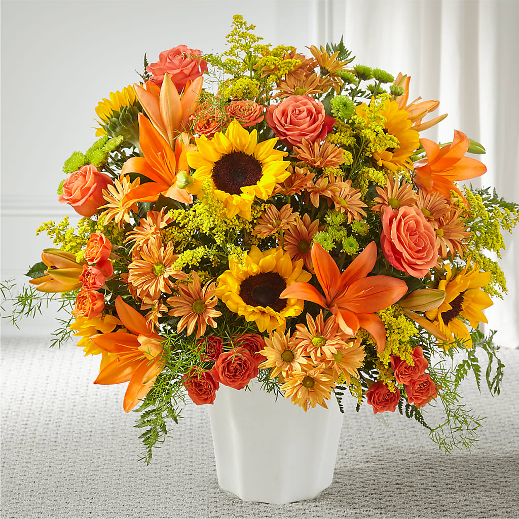 Harvest Thoughts Floor Basket – SHAW'S, West Bridgewater MA