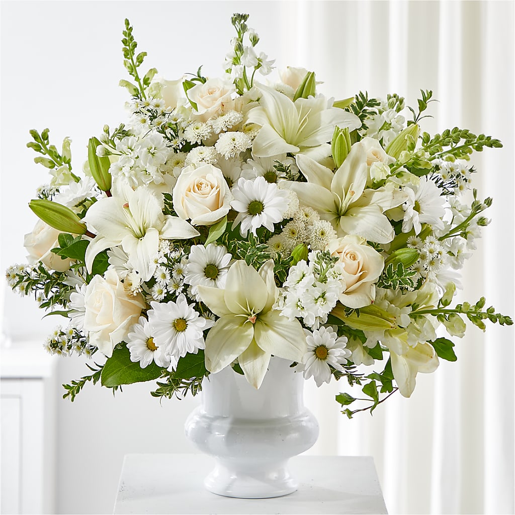 Uplifting Urn Arrangement – SHAW'S, West Bridgewater MA