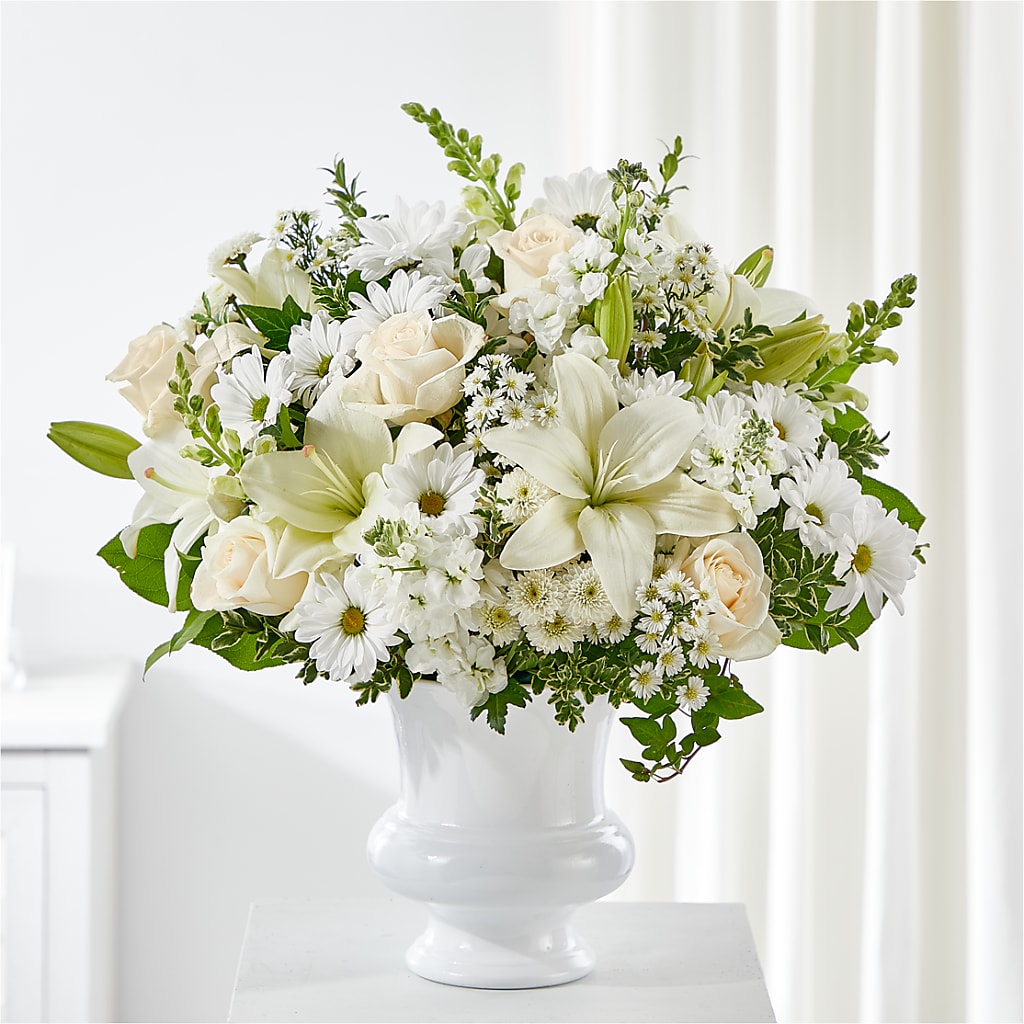 Uplifting Urn Arrangement – SHAW'S, West Bridgewater MA