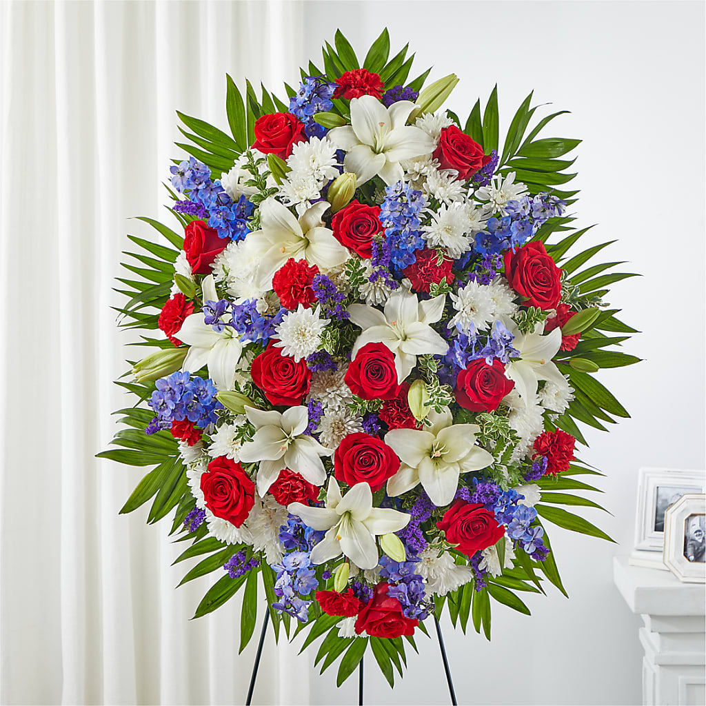 Cherished Service Standing Spray – SHAW'S, West Bridgewater MA