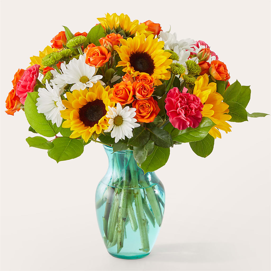 Sun-drenched Blooms Bouquet – SHAW'S, West Bridgewater MA