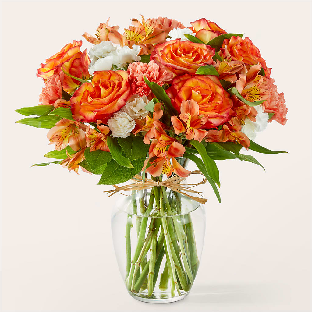 Apricot Glow Bouquet – SHAW'S, West Bridgewater MA