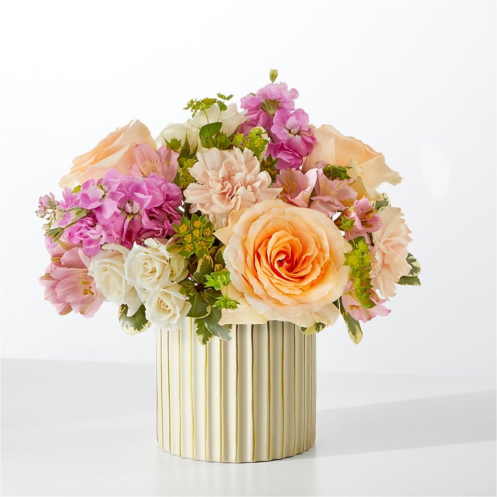Paradise Bouquet with Ivory Vase – SHAW'S, West Bridgewater MA