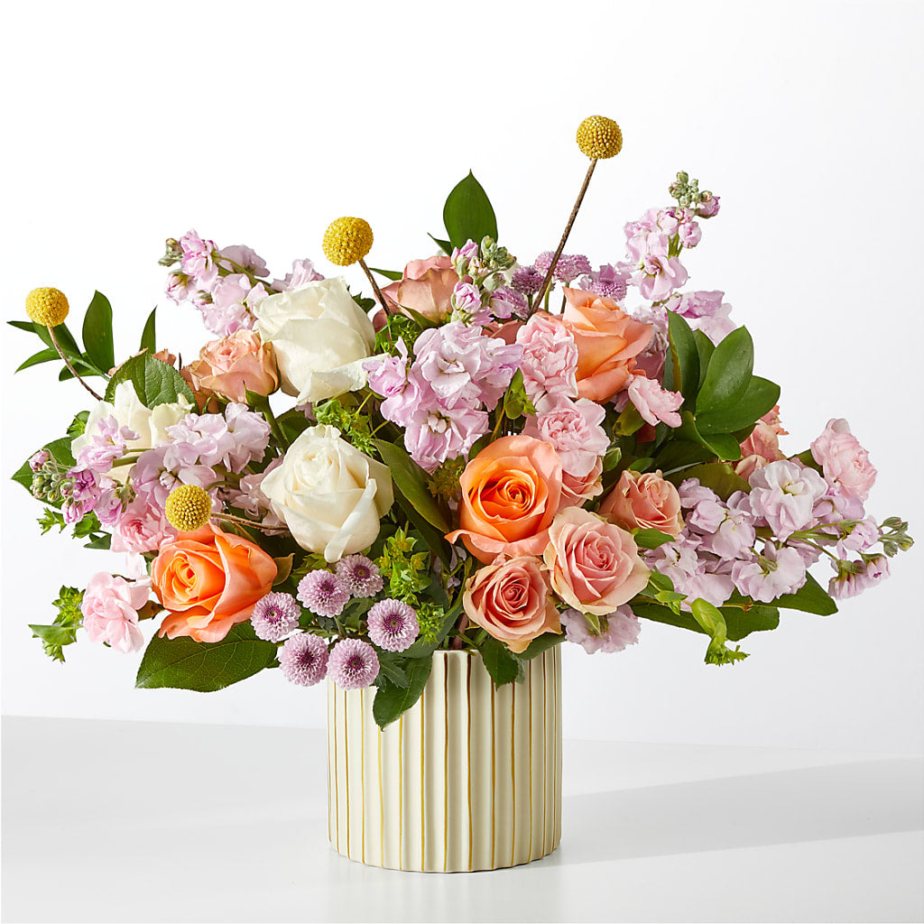French Market Bouquet with Ivory Vase – SHAW'S, West Bridgewater MA