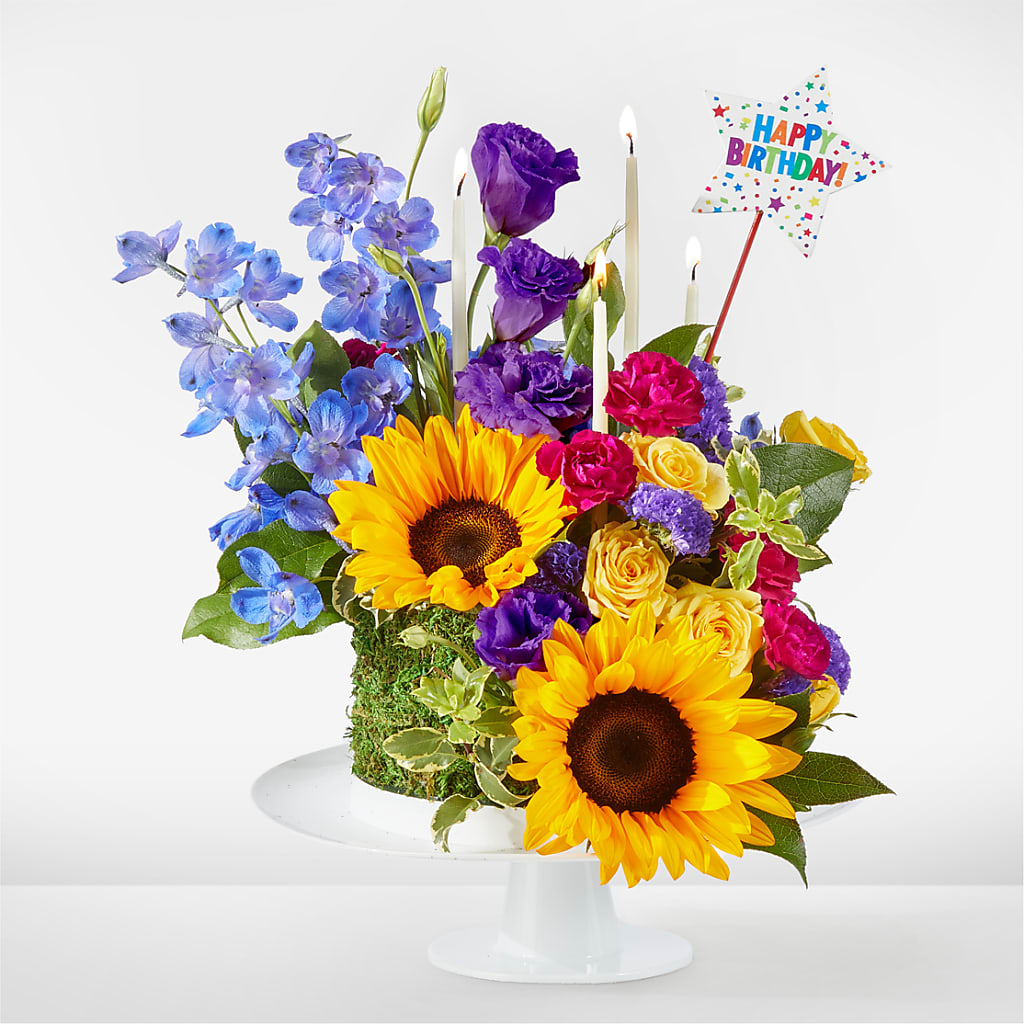 Star of the Day Floral Cake – SHAW'S, West Bridgewater MA