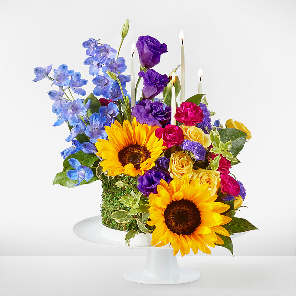 Star of the Day Floral Cake – SHAW'S, West Bridgewater MA