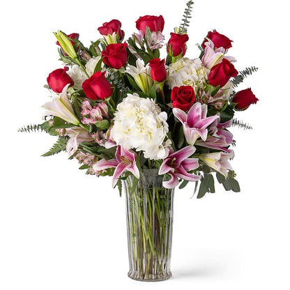 Lux Unforgettable Red Arrangement – SHAW'S, West Bridgewater MA