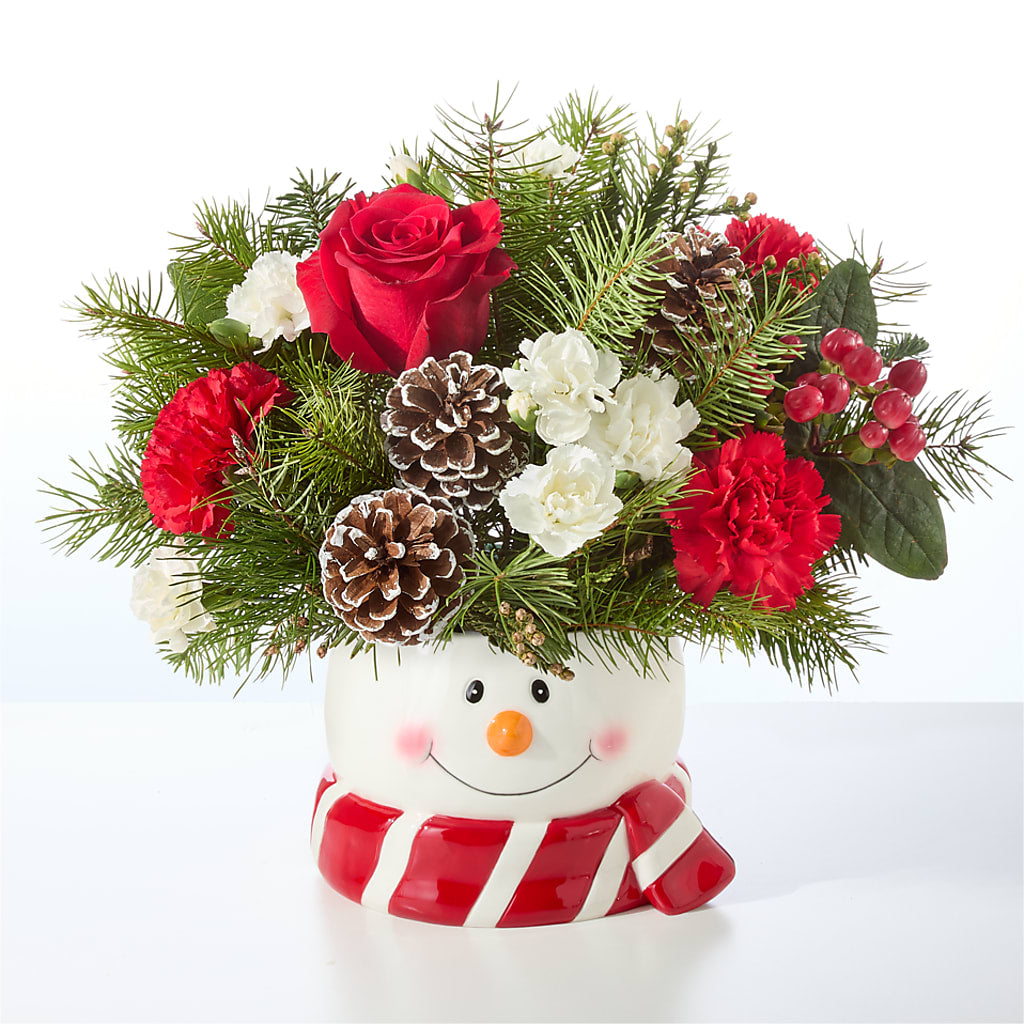 Jolly Snowman Bouquet – SHAW'S, West Bridgewater MA
