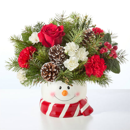 Jolly Snowman Bouquet – SHAW'S, West Bridgewater MA