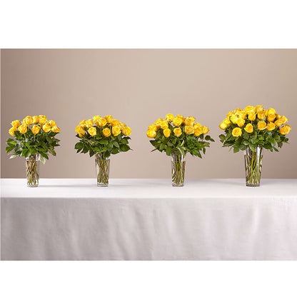 Long Stem Yellow Rose Bouquet – SHAW'S, West Bridgewater MA
