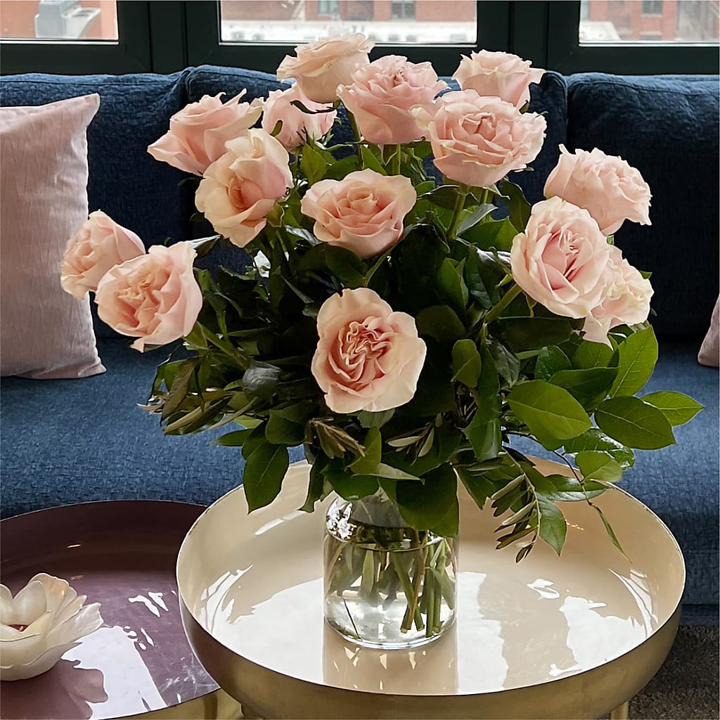 Long Stem Pink Rose Bouquet – SHAW'S, West Bridgewater MA