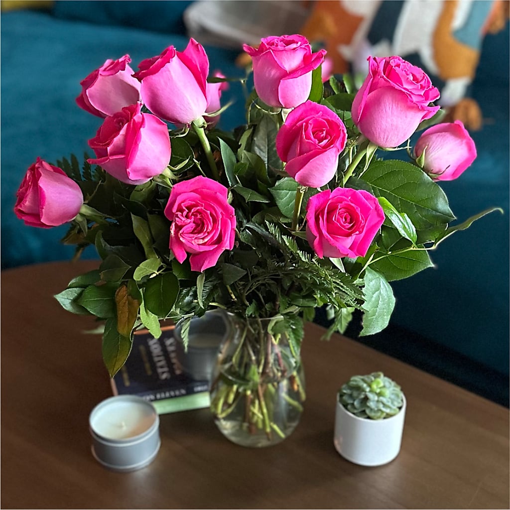 Long Stem Pink Rose Bouquet – SHAW'S, West Bridgewater MA