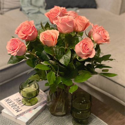 Long Stem Pink Rose Bouquet – SHAW'S, West Bridgewater MA