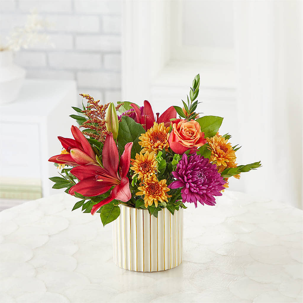 Burgundy Landscape Bouquet – SHAW'S, West Bridgewater MA