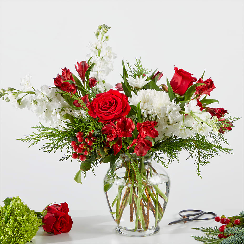 Merry Moment Bouquet – A Florist Original – SHAW'S, West Bridgewater MA