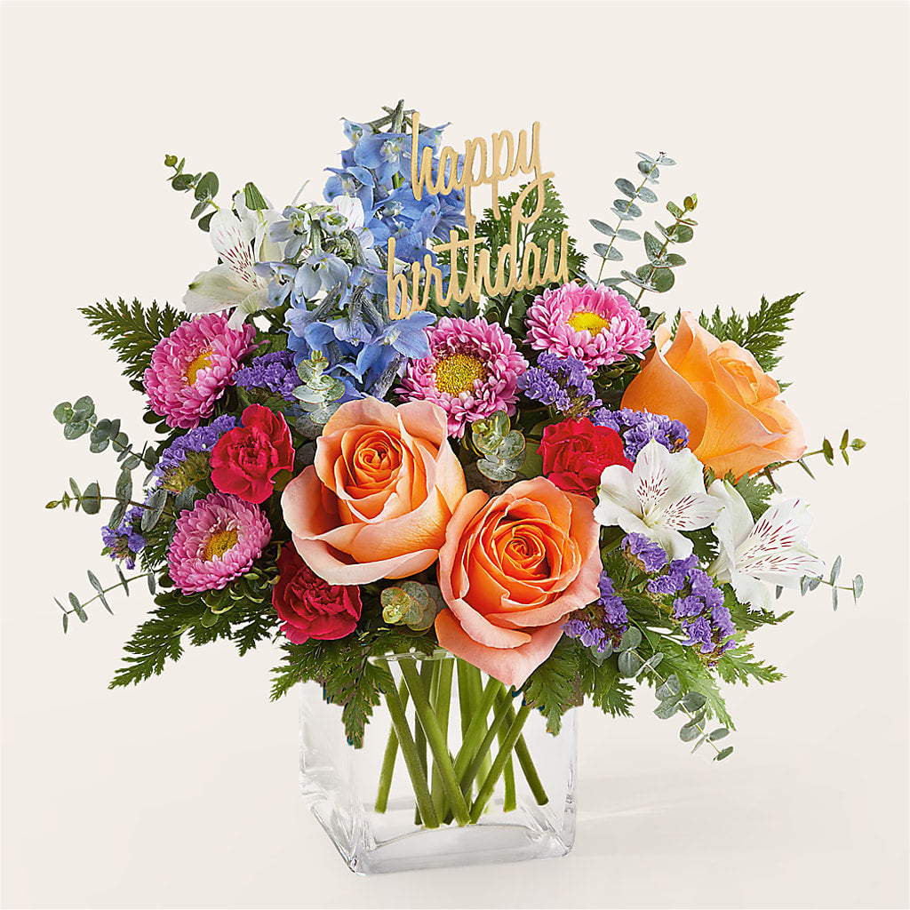Birthday Bash Bouquet – SHAW'S, West Bridgewater MA