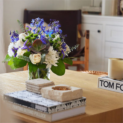 Cerulean Waves Bouquet – SHAW'S, West Bridgewater MA