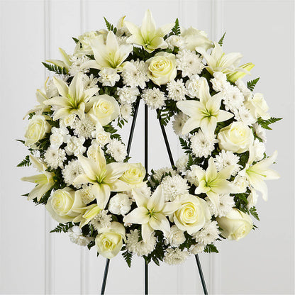 Treasured Tribute Wreath – SHAW'S, West Bridgewater MA