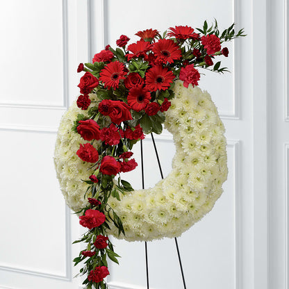 Graceful Tribute Wreath – SHAW'S, West Bridgewater MA