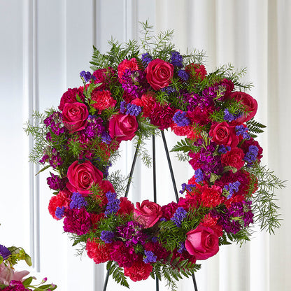 Calming Colors Wreath – SHAW'S, West Bridgewater MA