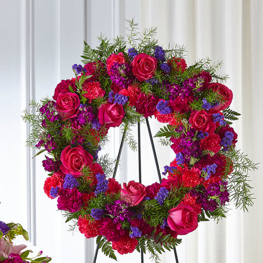 Calming Colors Wreath – SHAW'S, West Bridgewater MA
