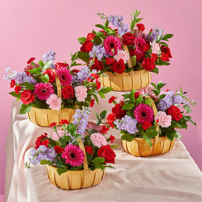 Pink Picnic Basket – SHAW'S, West Bridgewater MA
