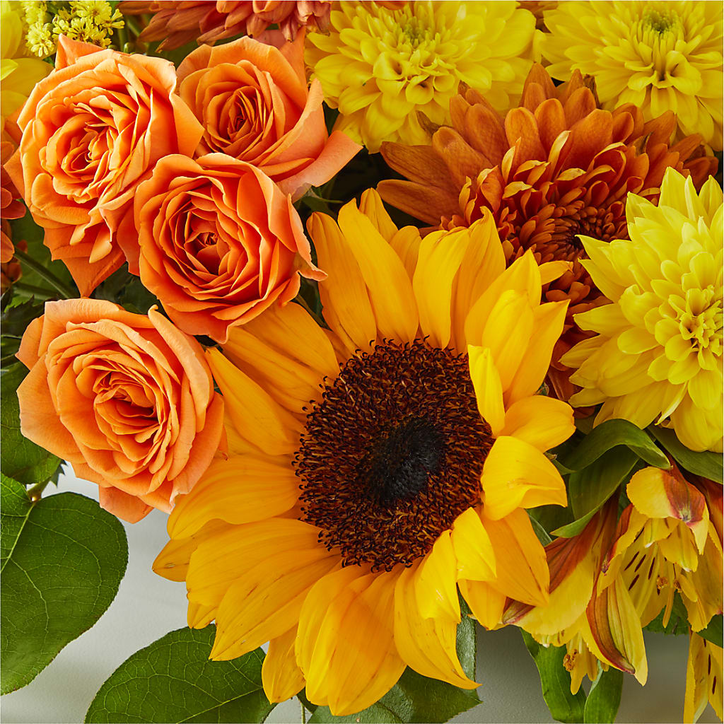Autumn Harmony Centerpiece – SHAW'S, West Bridgewater MA
