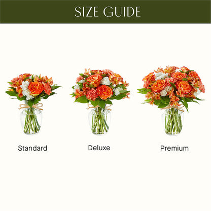 Apricot Glow Bouquet – SHAW'S, West Bridgewater MA