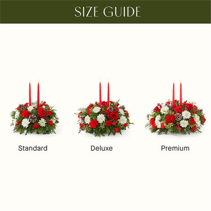 Holiday Soiree Centerpiece – SHAW'S, West Bridgewater MA