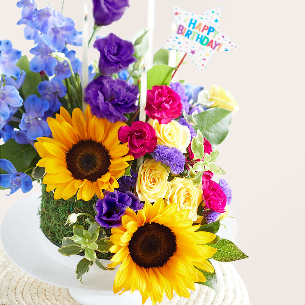 Star of the Day Floral Cake – SHAW'S, West Bridgewater MA