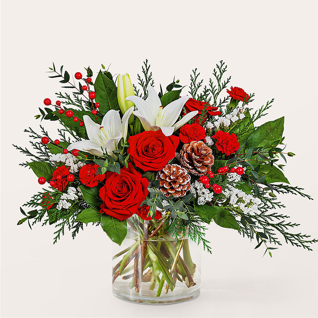 Best in Snow Bouquet – SHAW'S, West Bridgewater MA